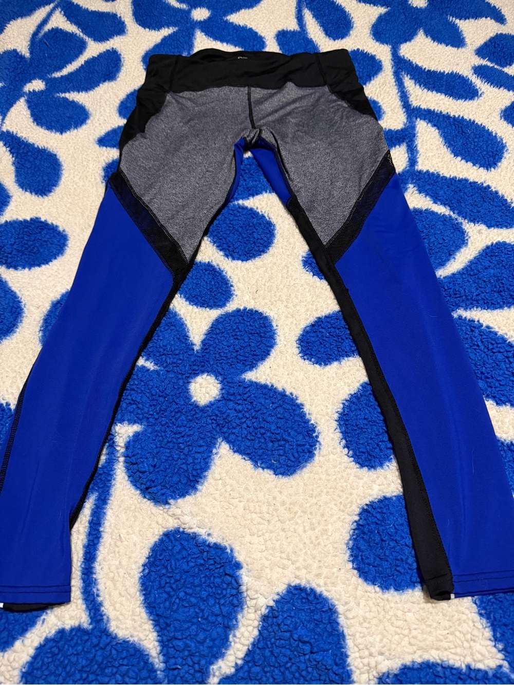 Women’s Blue and Gray Performance Leggings
